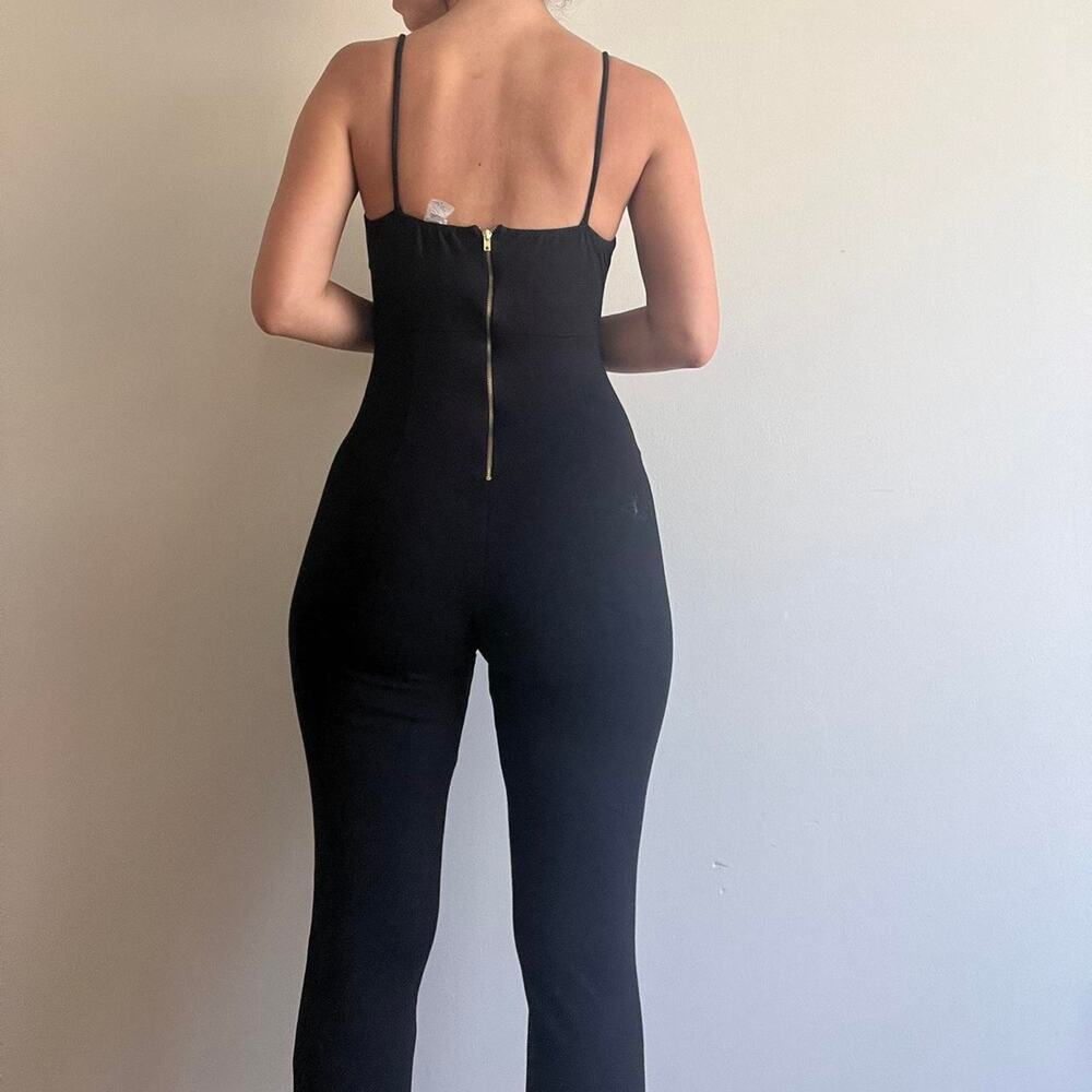 Black cutout jumpsuit SIZE SMALL - Picture 5 of 8